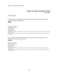 Accounting Chapter 16 1 This Incorrect Primary Focus feedback This Incorrect Primary