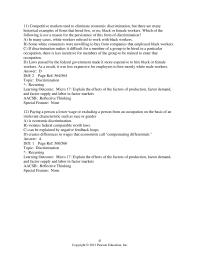 Chapter 17d 3 Competitive markets tend to eliminate economic discrimination