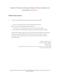 Management Chapter 9 1&nbsp;when two firms of comparable size join to form a combined entity
