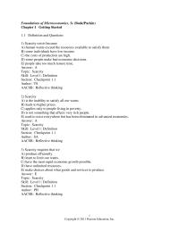 Chapter 1 1 Which of the following statements best describes the study of economics