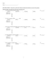 Chapter 7 How many fluid ounces of medicine should be purchased