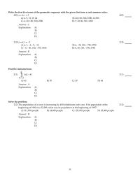 Chapter 1 3 Write the first five terms of the arithmetic sequence