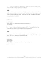 International Business Chapter 2 1 Which The Following Systems Part The