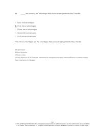 International Business Chapter 3 5 Are Primarily The Advantages That