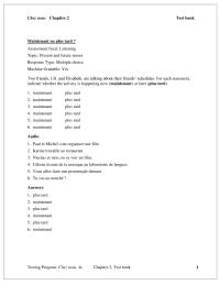 Chapter 2 woman has never been married. a. true b. false testing program