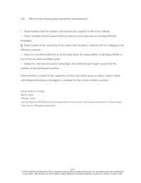 International Business Chapter 4 7 Which The Following Best Exemplifies Ethnocentrism