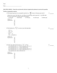 Chapter 13 1 Concave Down 1inflection Point 1 2f 2answer