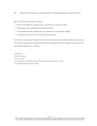 International Business Chapter 5 5 Which The Following Drawback The Utilitarian