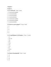 Chapter 5 complete the sentences from the following conversation in a restaurant