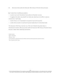 International Business Chapter 6 4 Most Economists Prefer The Heckscherohlin Theory
