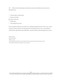 International Business Chapter 6 6 Which The Following Factor Endowments Would