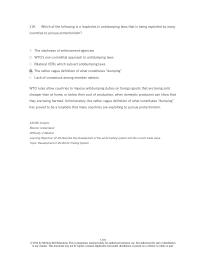 International Business Chapter 7 6 Which The Following Loopholes Antidumping Laws