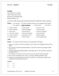 Chapter 8 which of the following services are often offered at the hotels in martinique