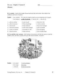 Chapter 8&nbsp;France is divided into three zones which determine when certain&nbsp;