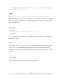 International Business Chapter 10 1 The Currency Argonia Falls Sharply Value Against