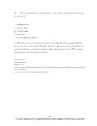 International Business Chapter 10 4 Which The Following Has Impediments The