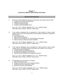 Chapter 11 1 Bonds And Leases which One The Following Not