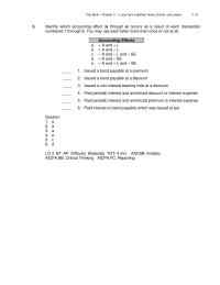 Chapter 11 2 Identify Which Accounting Effect Through Occurs Result