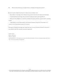 International Business Chapter 11 5 Which The Following Argument For Floating