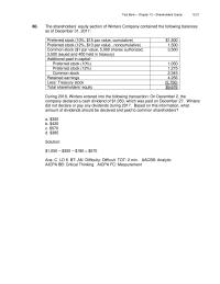 Chapter 12 2 Select The Effect A That Each Transaction