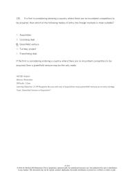 International Business Chapter 13 7 Firm Considering Entering Country Where There