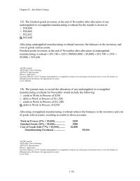 Chapter 3 6 The Finished Goods Inventory The End