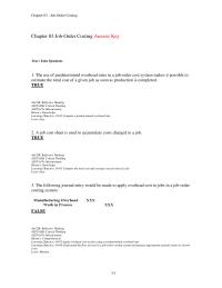 Chapter 3 1 The use of predetermined overhead rates in a job-order