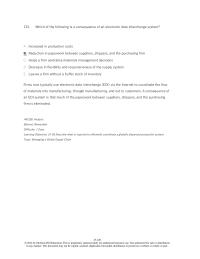 International Business Chapter 15 7 Which The Following Consequence Electronic Data