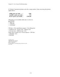 Chapter 5 4 Shiraki Corporation Produces And Sells Single