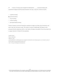 International Business Chapter 17 5 Terms Training And Management Development