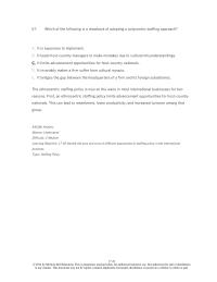 International Business Chapter 17 3 Which The Following Drawback Adopting Polycentric