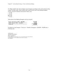 Chapter 7 3 What Would The Total Overhead Cost