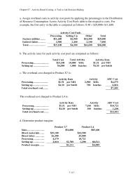 Chapter 7 7 Activity based Costing Tool Aid Decision Making