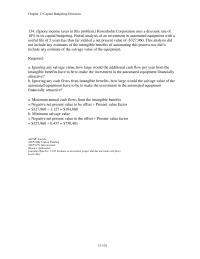 Chapter 13 6 an investment in automated equipment with a useful life of