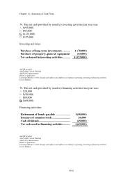 Chapter 14 4 The Net Cash Provided Used In