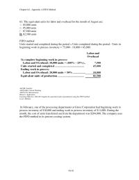 Chapter 4a 4 The Equivalent Units For Labor And