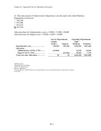 Chapter 4b 2 The Total Amount Administrative Department Cost
