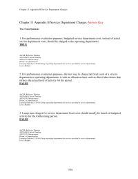 Chapter 11b 1 For performance evaluation purposes, budgeted service department