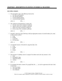 Chapter 3 The Variance Sample Observations Equals