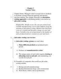 Chapter 3 Homework&nbsp;Managers need to assign costs to products&nbsp;to facilitate external