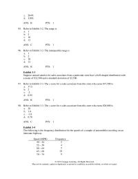 Chapter 3 Suppose annual salaries for sales associates from a particular