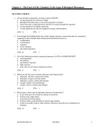 Chapter 1 Except a Hydrophobic Interactions Result From The Strong