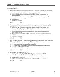 Chapter 11 Which of the following explains why it is often easier to sequence