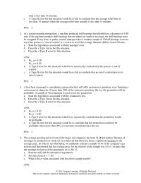 Chapter 9 Assume The Distribution The Population Is normal Let