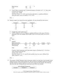 Chapter 10 The manager of Roth Corporation wants to determine whether&nbsp;