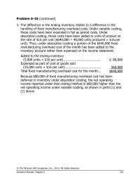 Chapter 6 Homework Notice The Situation Above That The Company