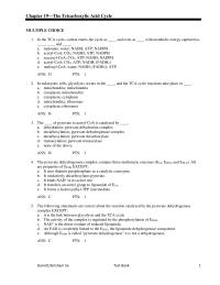 Chapter 19 The following statements are correct about the reaction catalyzed