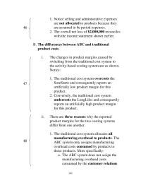 Chapter 7 Homework Most Organizations Use ABC Supplement Rather Than