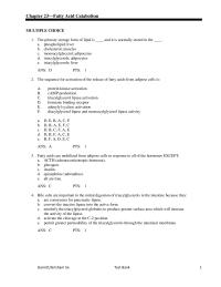 Chapter 23 The first oxidation in the -oxidation of saturated fatty acids&nbsp;