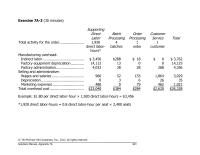 Chapter 7 Homework The activity rates are computed by dividing the costs&nbsp;